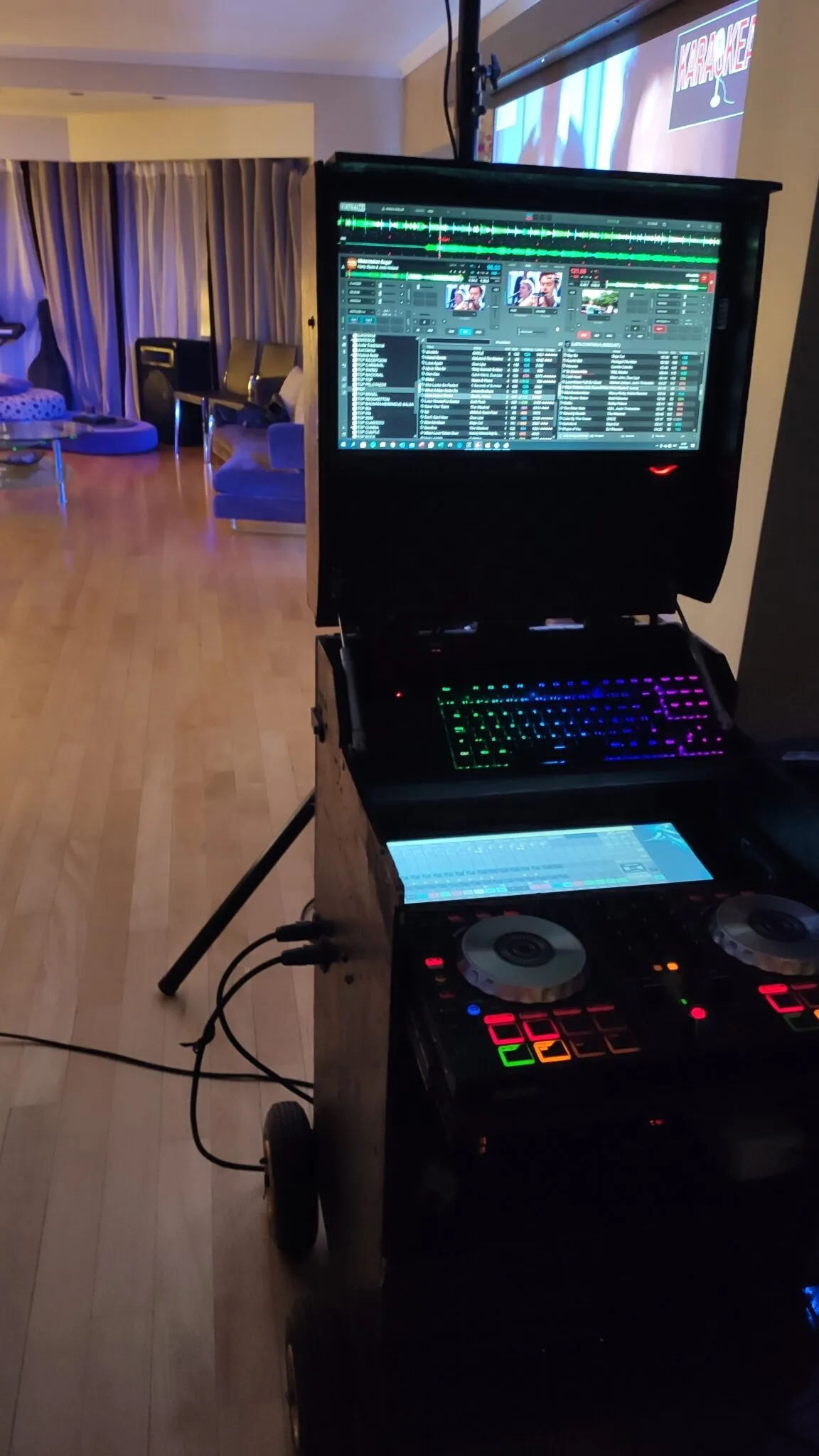 Montaje de show de karaoke y VideoDJ en domicilio